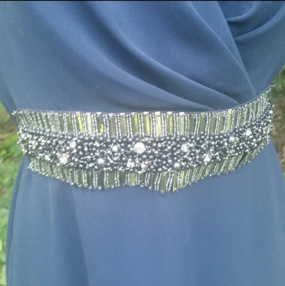 Navy blue Badgley Mischka dress - Picture 5 of 6